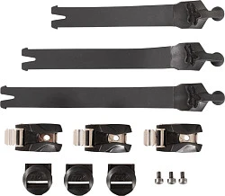 Fox Comp 2020 Strap Kit/Buckle/Pass стрепы к мотоботам с застежками, черный (3 шт.)