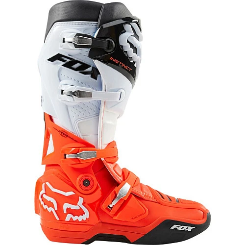 Fox Instinct 2022 Black/White/Orange мотоботы