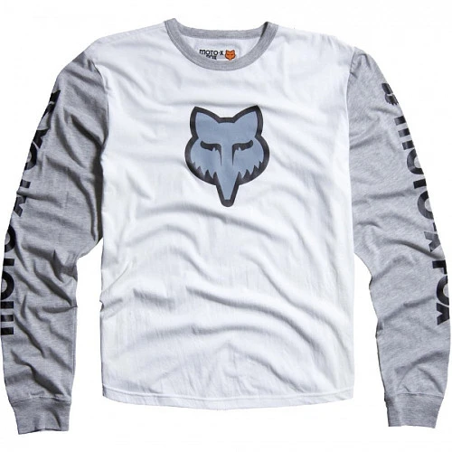 Fox Moto-X LS Knit футболка, белый