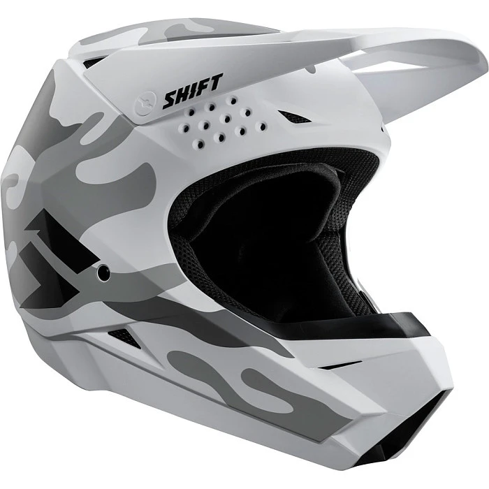 Shift White Camo White шлем кроссовый