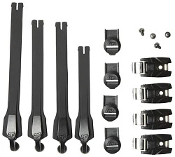 Fox Instinct Strap/Buckle/Pass Kit Black/Black/ стрепы к мотоботам (4 шт.)