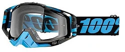 100% Racecraft Acid Nam/Clear Lens мотоочки, черно-синий, прозрачная линза
