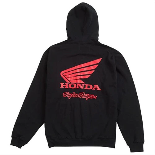 Troy Lee Designs Honda Wing Zip толстовка, черный
