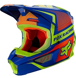 Fox Racing V1 Oktiv Blue шлем кроссовый