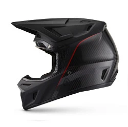 Leatt Kit Moto 9.5 Carbon V27 Carbon шлем кроссовый + Velocity 6.5 мотоочки, черный