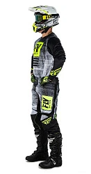 Fly Racing Kinetic Noiz комплект, черно-бело-желтый