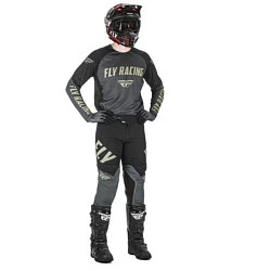 Fly Racing Evolution DST 2021 комплект, серо-черный