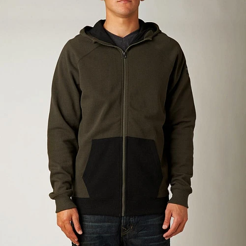 Fox Hurtle Zip Fleece толстовка, коричневый