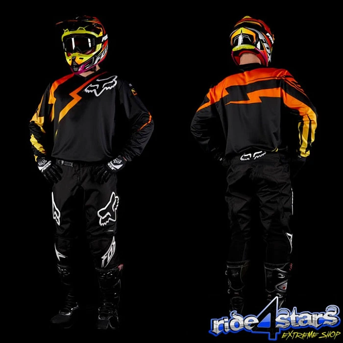 Fox Racing 180 Proverb мотоштаны, черный с белым значком