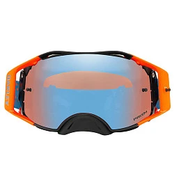 Oakley Airbrake MX Camo Vine Night мотоочки, оранжево-синий, синяя линза