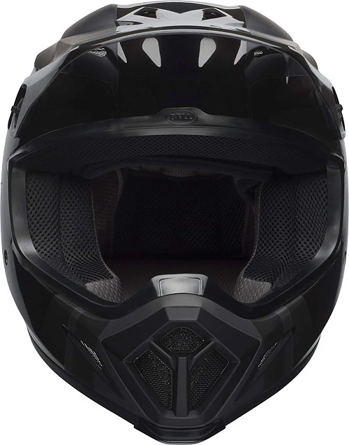 Bell MX-9 Mips Blkout Maradr шлем кроссовый, серо-черный