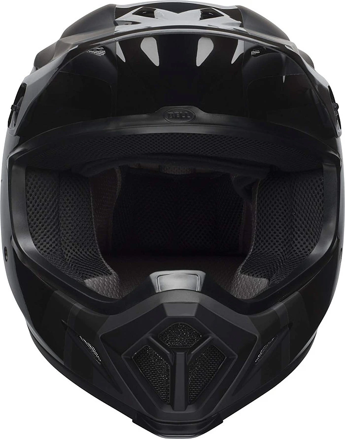 Bell MX-9 Mips Blkout Maradr шлем кроссовый, серо-черный