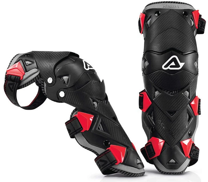 Acerbis Impact Evo 2.0 наколенники, черно-красный