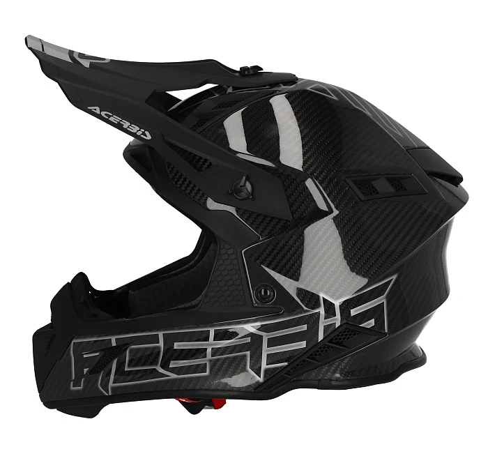 Acerbis Steel Carbon 22-06 Black/Grey шлем внедорожный, черно-серый