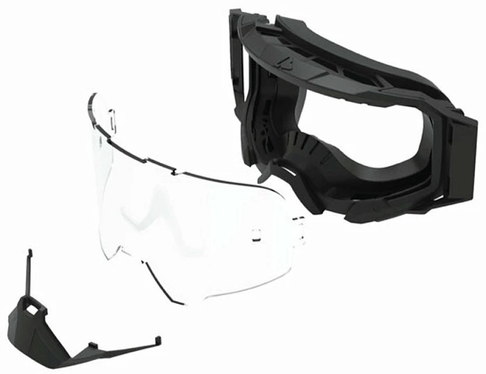 Leatt Velocity 5.5 Tiger / Light Grey 58% мотоочки, двойная линза