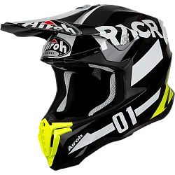 Airoh Twist Racr шлем внедорожный, черно-желтый
