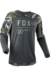 Fox Racing Legion Drirelease Gain джерси, зеленый камуфляж