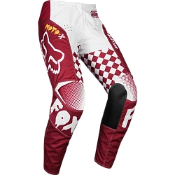Fox Racing 180 Czar 2019 мотоштаны, красно-белый