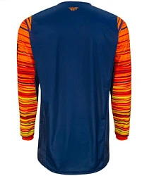 Fly Racing Kinetic Wave джерси, сине-оранжевый