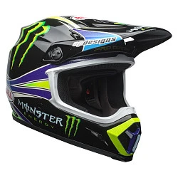 Bell MX-9 Mips PC Replica 18 шлем кроссовый, черно-зеленый