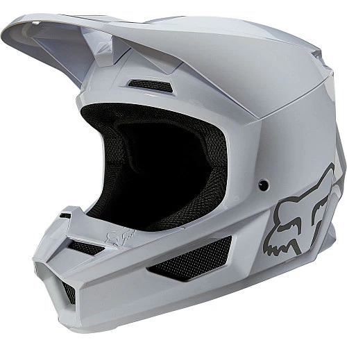 Fox Racing V1 Plaic 2022 White шлем кроссовый