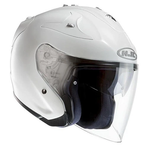HJC FG-JET Pearl White Ryan шлем открытый