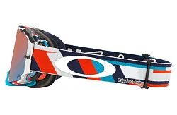 Oakley Airbrake TLD / Prizm Mx Sapphire Iridium мотоочки, бело-оранжево-синий (OO7046-B4)