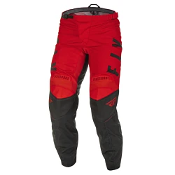 Fly Racing F-16 2022 мотоштаны подростковые, красно-черный