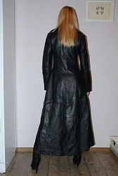 First L804 Плащ женский кожаный классический