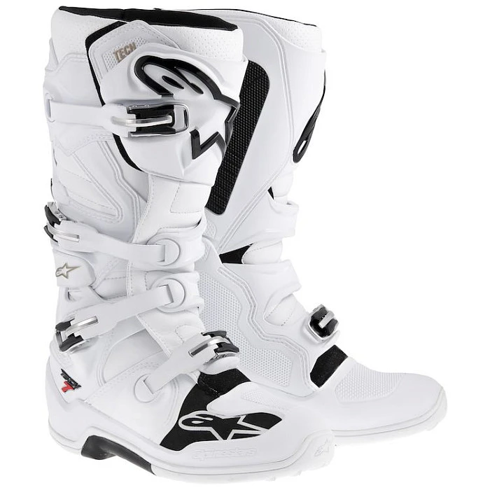Alpinestars Tech 7 мотоботы кроссовые, белый