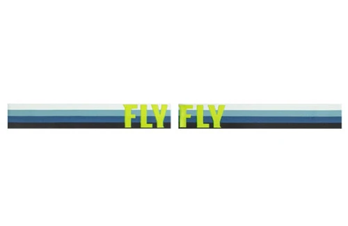 Fly Racing Zone 2022 мотоочки, желто-синий, черная тонированная линза