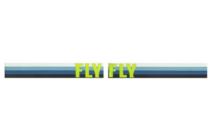 Fly Racing Zone 2022 мотоочки, желто-синий, черная тонированная линза