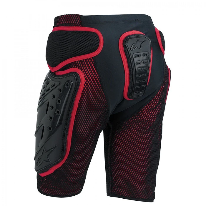 Alpinestars Bionic Freeride мотошорты защитные, красно-черный