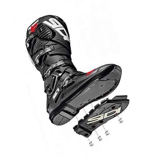 Sidi Crossfire 3 мотоботы, бело-сине-красный