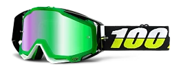 100% Racecraft Simbad Mirror Green Lens мотоочки
