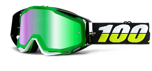 100% Racecraft Simbad Mirror Green Lens мотоочки