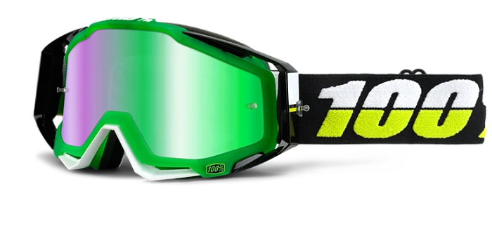 100% Racecraft Simbad Mirror Green Lens мотоочки