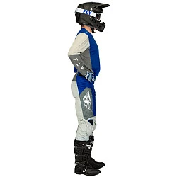 Fly Racing Kinetic Jet комплект, сине-серый