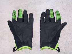 Fox Bomber мотоперчатки с защитой, черно-зеленый