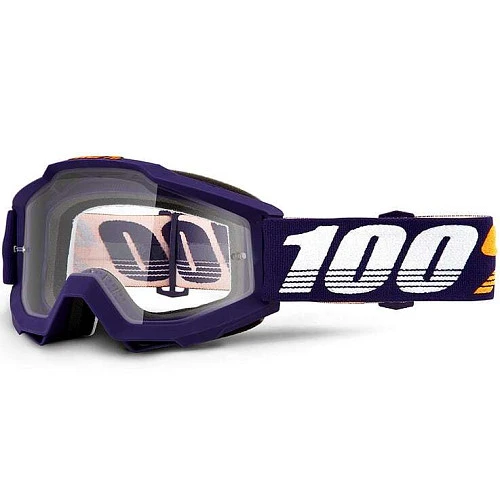 100% Accuri Grib Clear Lens мотоочки