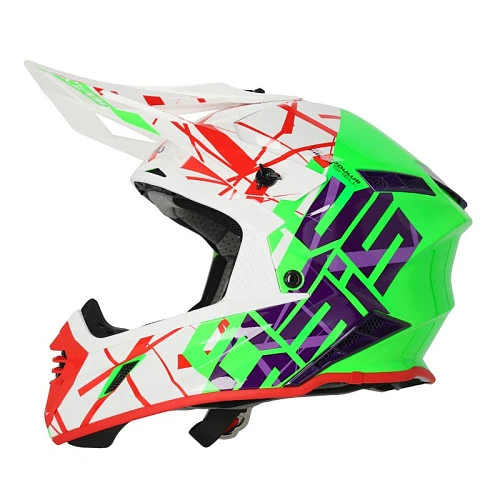 Acerbis X-Track 22-06 Green/White шлем внедорожный, зелено-белый