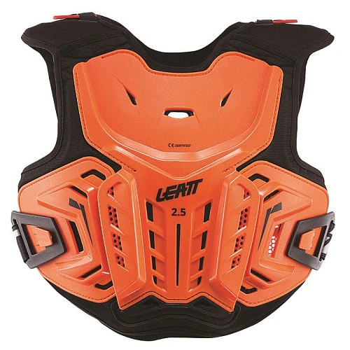 Leatt Chest Protector 2.5 Junior Orange/Black панцирь без плеч подростковый, оранжево-черный