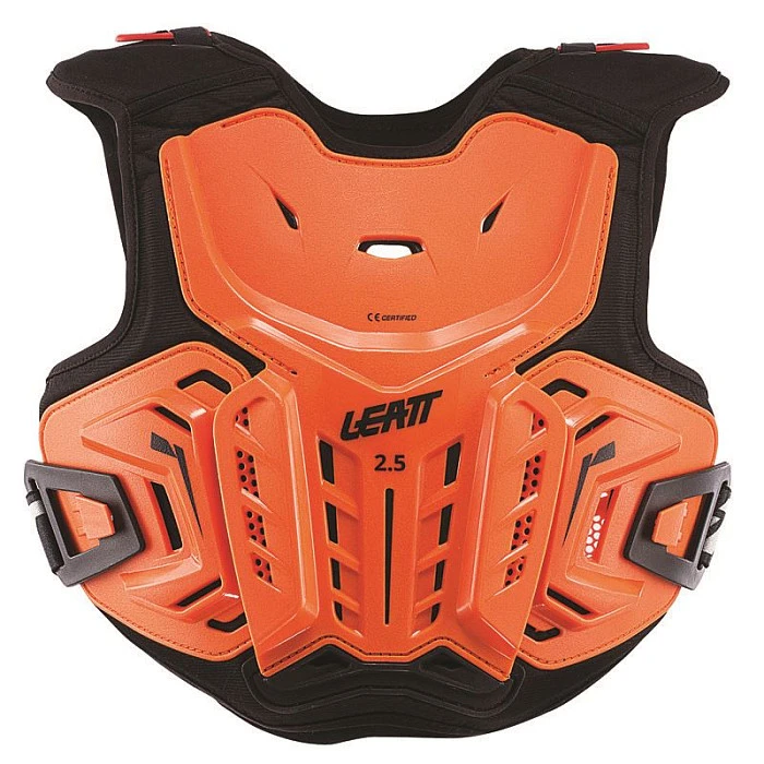Leatt Chest Protector 2.5 Junior Orange/Black панцирь без плеч подростковый, оранжево-черный
