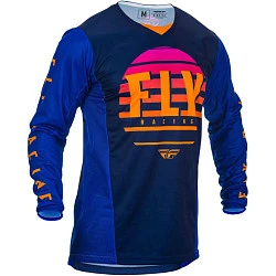 Fly Racing Kinetic K220 2020 джерси, сине-оранжевый