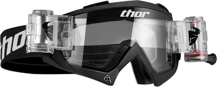 Thor Bomber CE Black мотоочки с перемоткой, черный