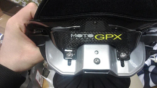 Leatt Moto GPX Club Plus полукарбоновая защита шеи, черно-белый