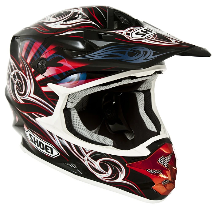Shoei VFX-W ILLUSION TC-1 шлем кроссовый, красный