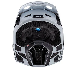 Leatt Kit Moto 3.5 V24 Black/White шлем кроссовый + Velocity 4.5 мотоочки