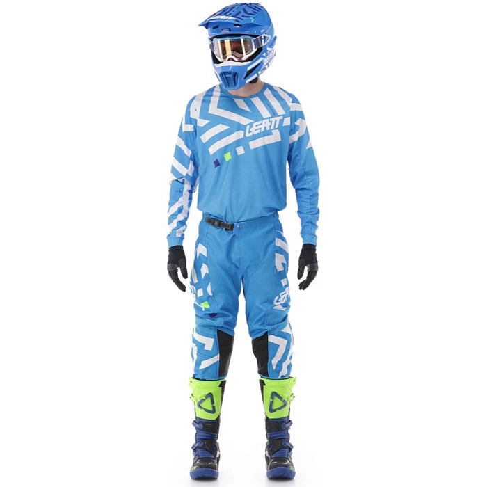 Leatt 3.5 Ride Kit 2024 Cyan комплект мотоштаны + джерси