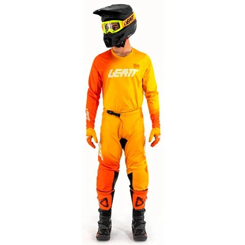 Leatt 3.5 Ride Kit 2025 Flame комплект мотоштаны + джерси